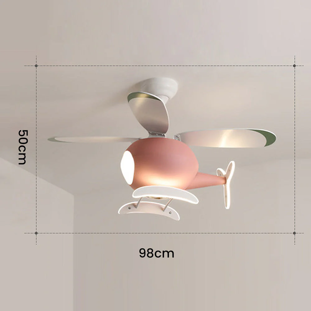 Creative Flying Machine Ceiling Fans with LED Lights - Image 8