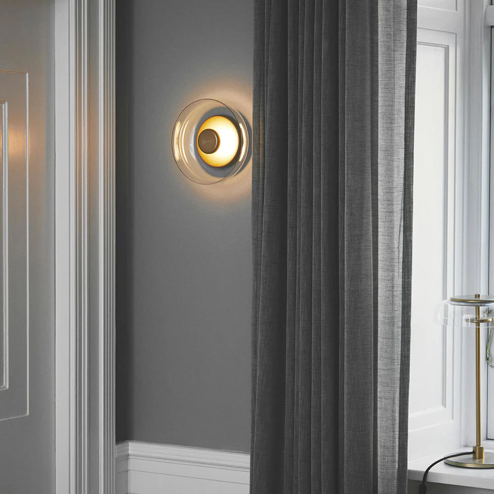 Glass Bowl Bedroom Bedside Wall Light - Image 10