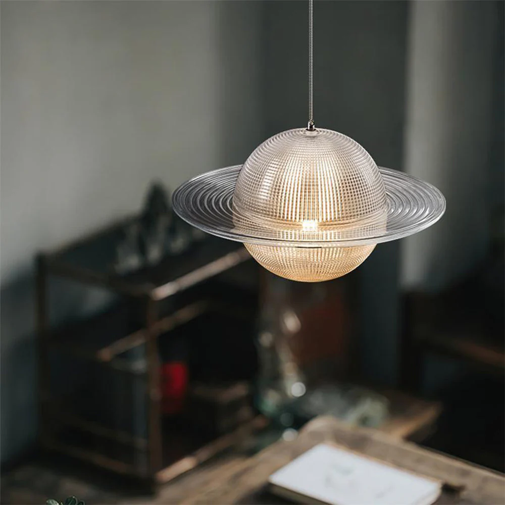 Creative Glass Planet Pendant Hanging Light
