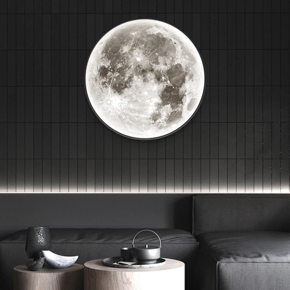 Creative Led Moon Light Shade Ceiling Lamp - Image 2