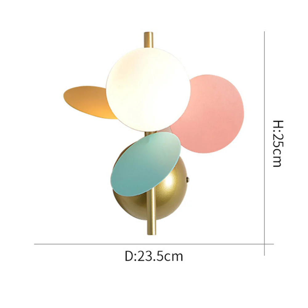Creative Macaron Multi-Leaves Wall Lamp - Image 6
