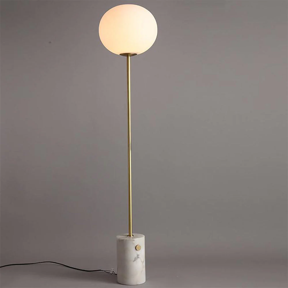 Creative Marble Globe Glass Floor Lamp - Image 3