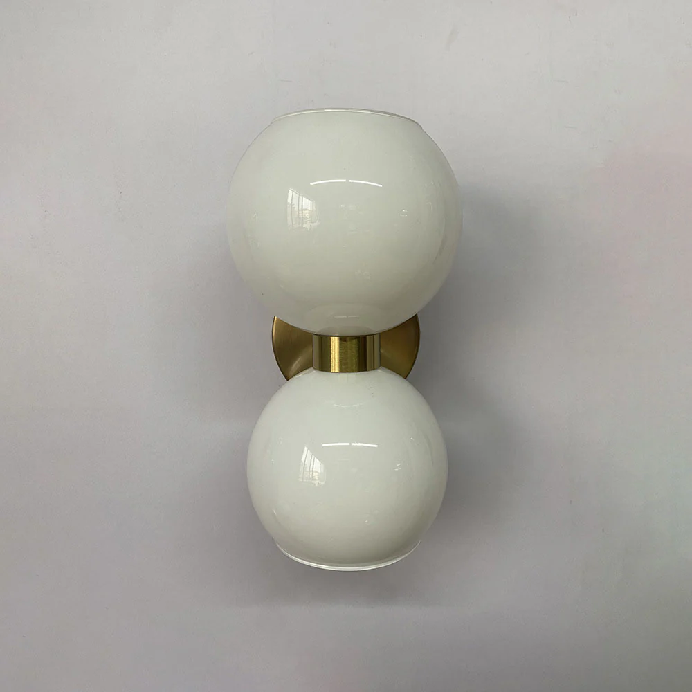 Creative Modern 2 Heads Glass Wall Lamp - Image 4
