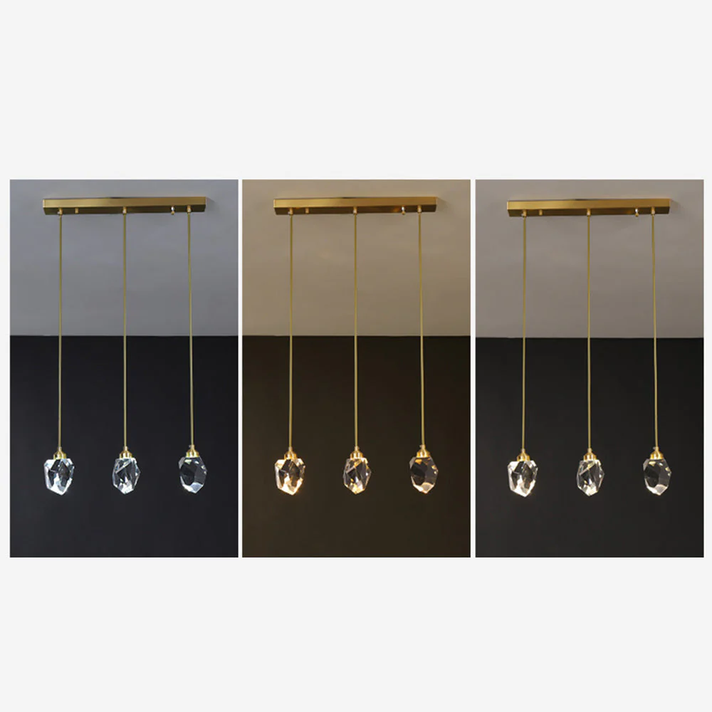 Creative Modern Crystal Gold Raindrop Chandelier - Image 12