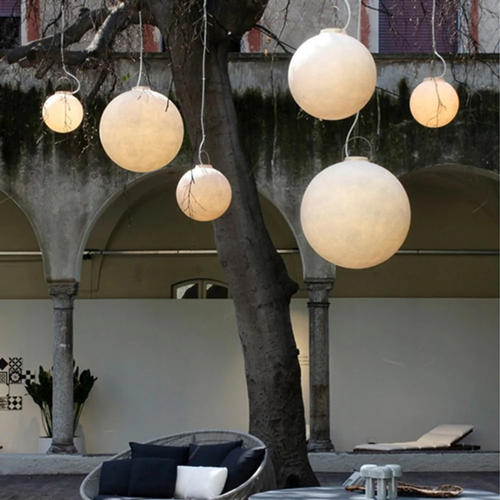 Creative Moon Pendant Light Ball Floor Lamp - Image 12