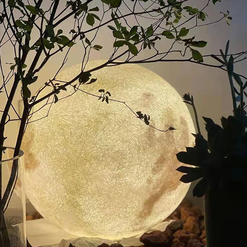 Creative Moon Pendant Light Ball Floor Lamp - Image 18