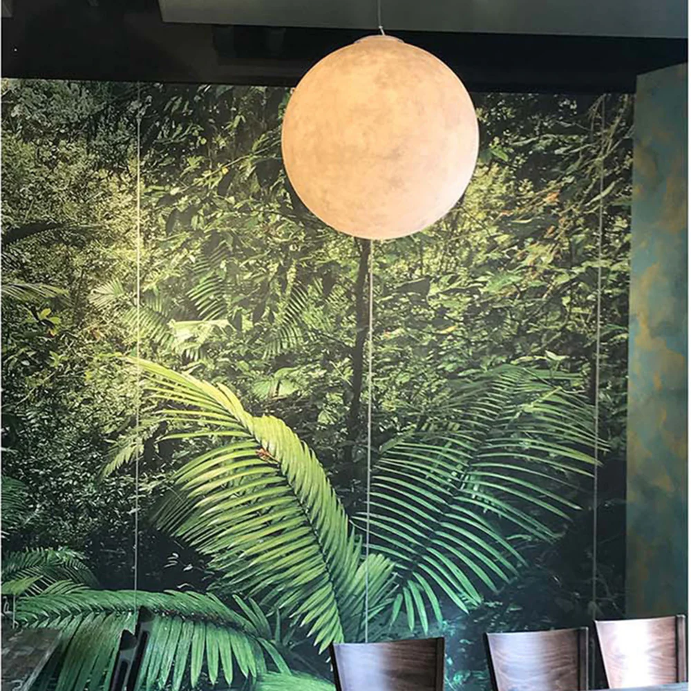 Creative Moon Pendant Light Ball Floor Lamp - Image 5