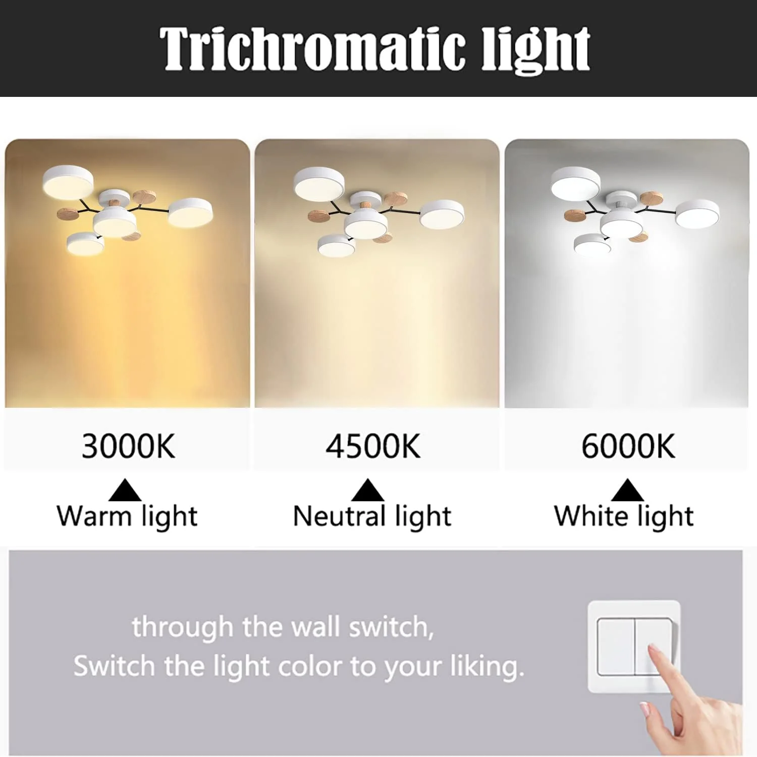 Creative Iron LED Semi-Flush Ceiling Light - Image 24