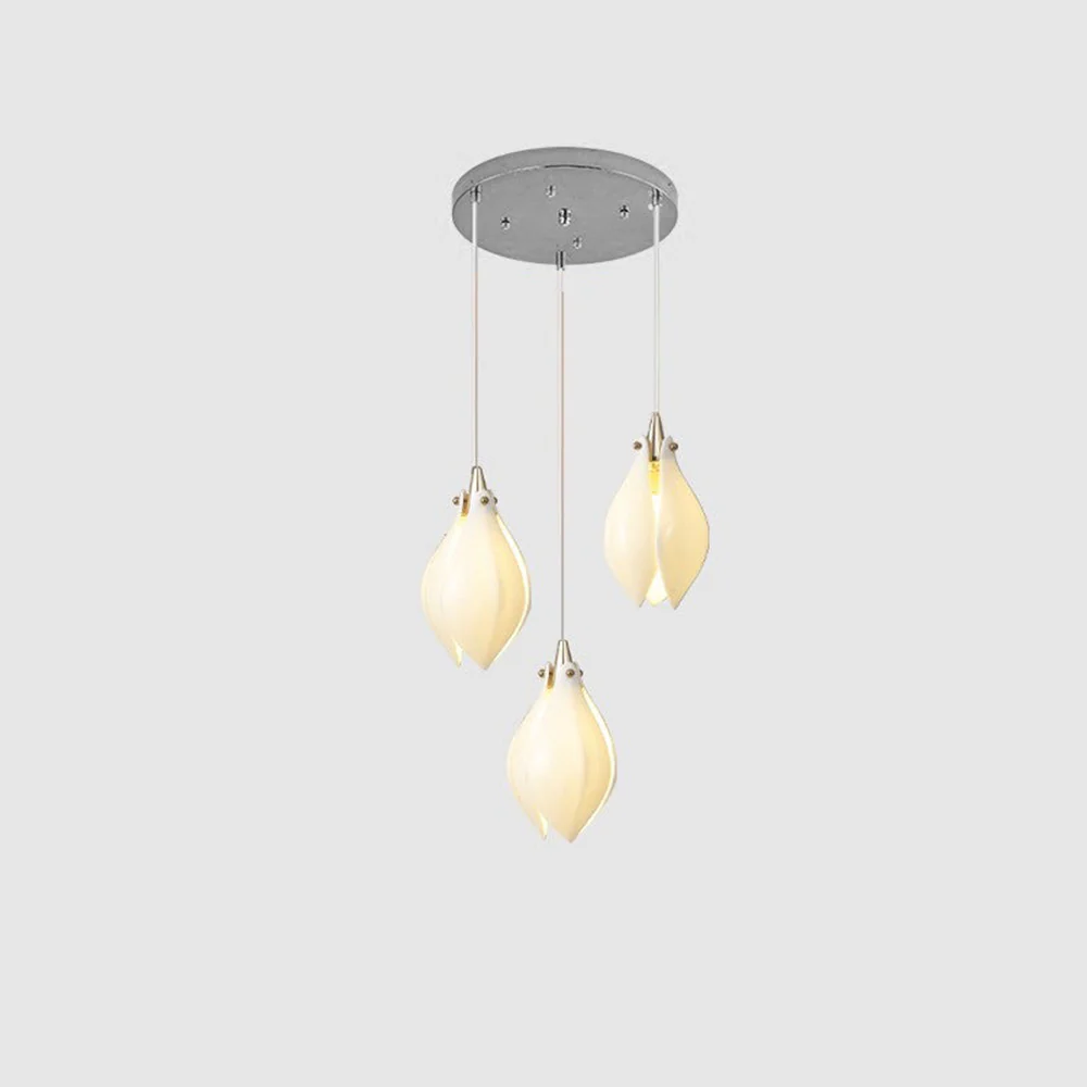 Creative Multi-heads Stylised Bloom Buds Pendant Lamp - Image 10