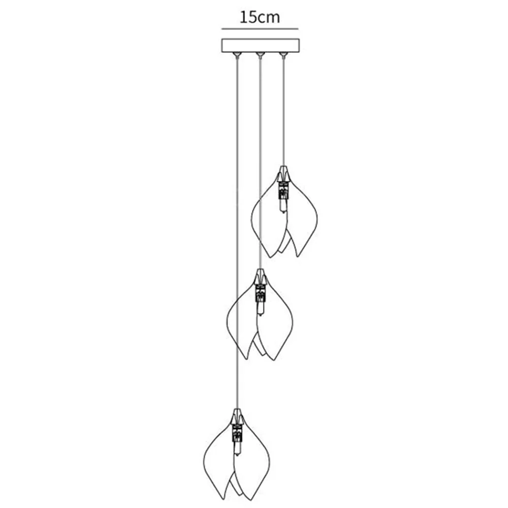 Creative Multi-heads Stylised Bloom Buds Pendant Lamp - Image 16