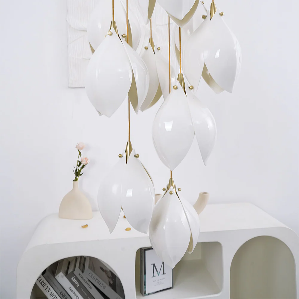 Creative Multi-heads Stylised Bloom Buds Pendant Lamp - Image 20