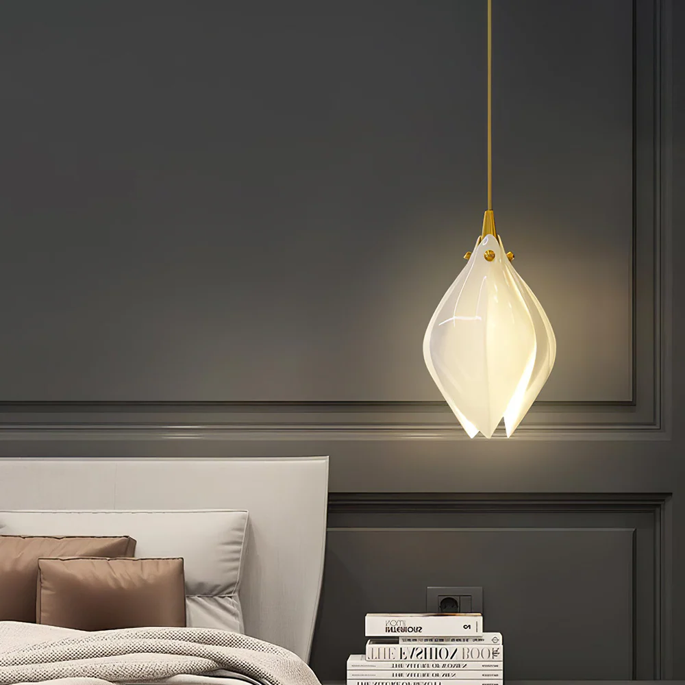 Creative Multi-heads Stylised Bloom Buds Pendant Lamp - Image 3