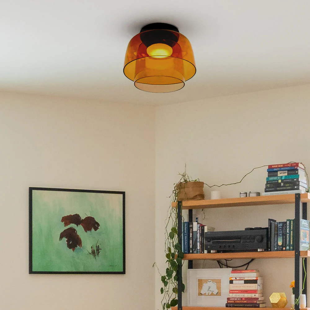 Creative Multi-Layer Glass Living Room Ceiling Light - Image 15