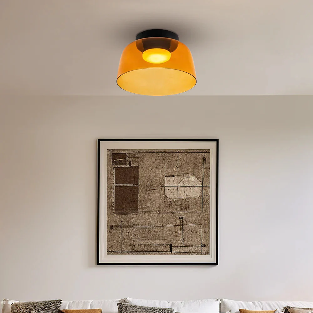 Creative Multi-Layer Glass Living Room Ceiling Light - Image 2