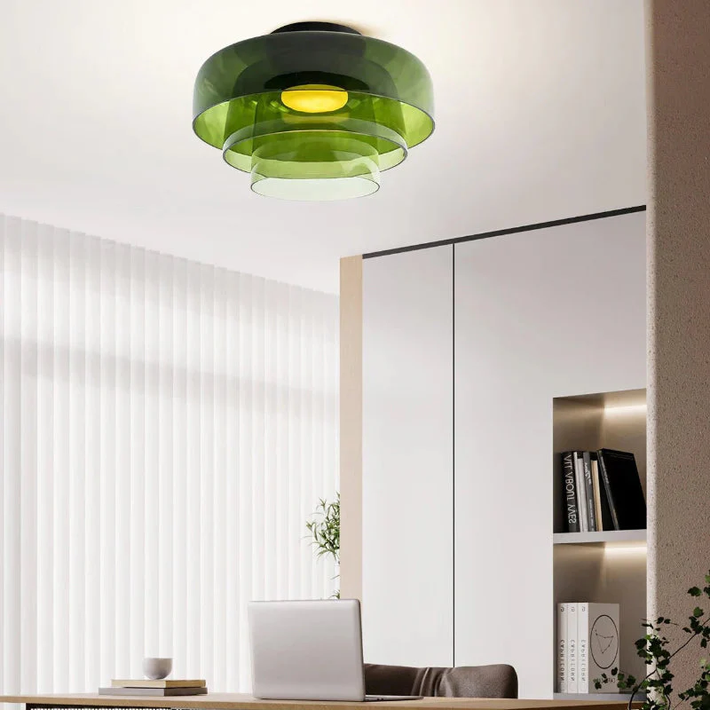 Creative Multi-Layer Glass Living Room Ceiling Light - Image 40