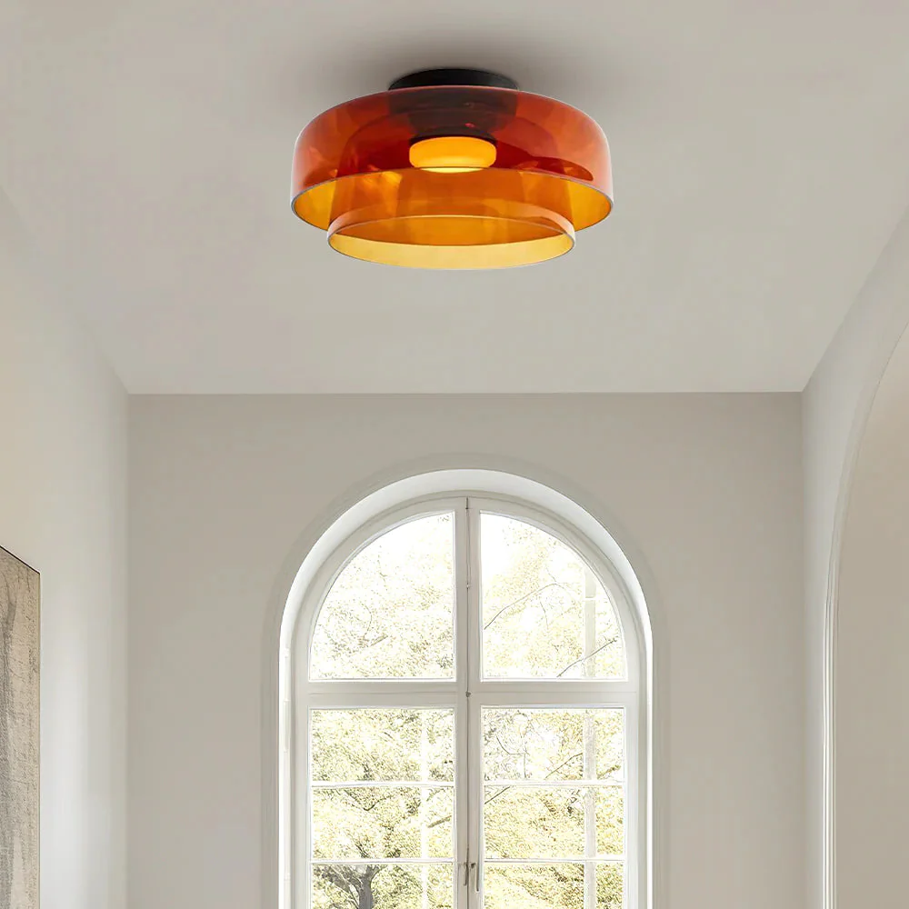 Creative Multi-Layer Glass Living Room Ceiling Light - Image 9