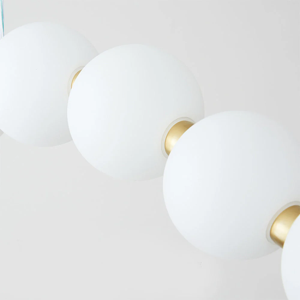 Creative Necklace String White Ball LED Pendant Lights - Image 15