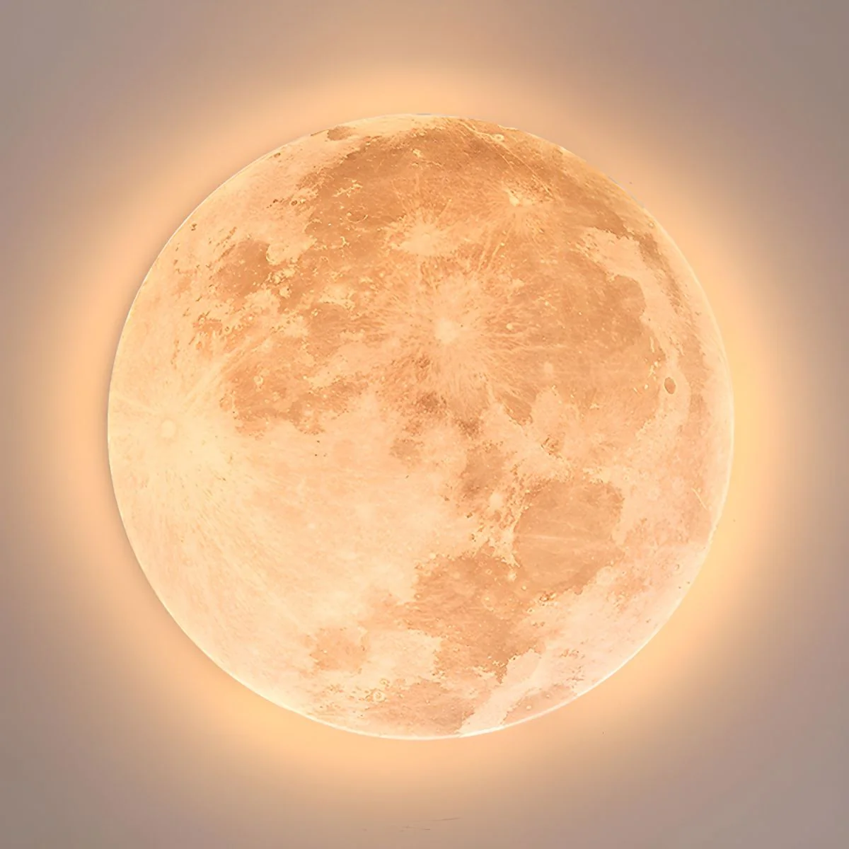 Creative Round Moon LED Ceiling Light - Image 10