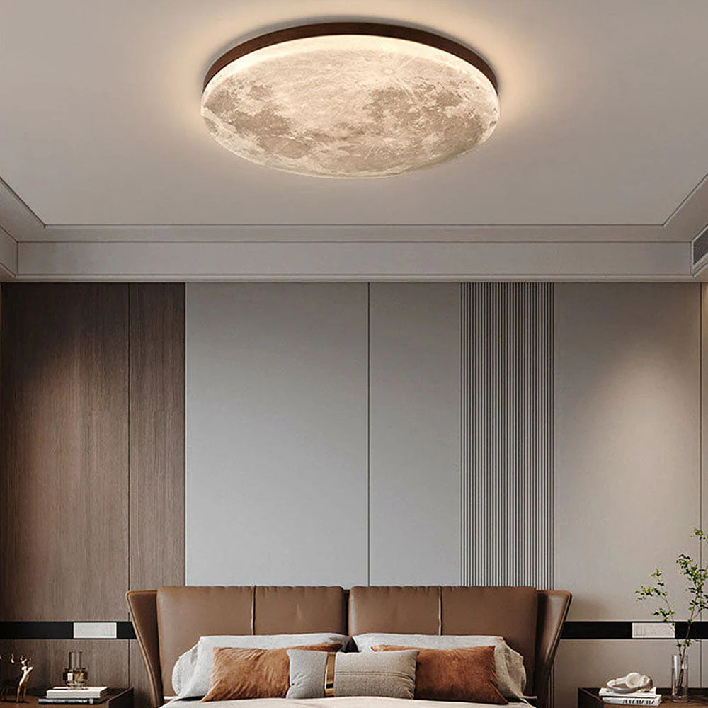 Creative Round Moon LED Ceiling Light - Image 11