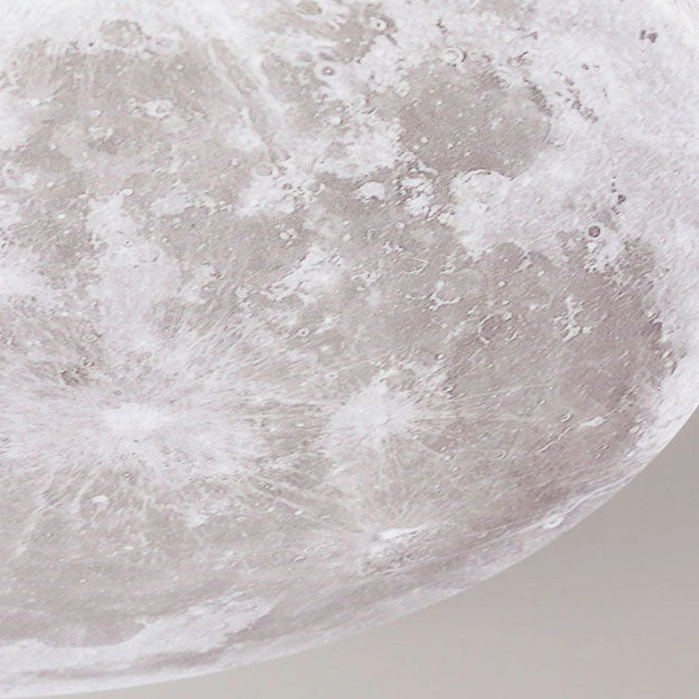 Creative Round Moon LED Ceiling Light - Image 14