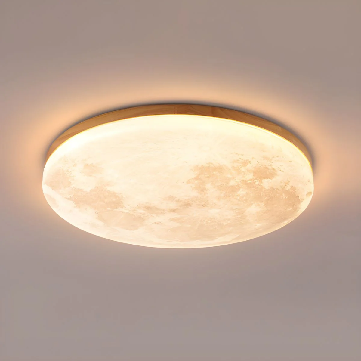 Creative Round Moon LED Ceiling Light - Image 16