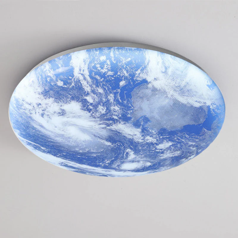 Creative Round Moon LED Ceiling Light - Image 24