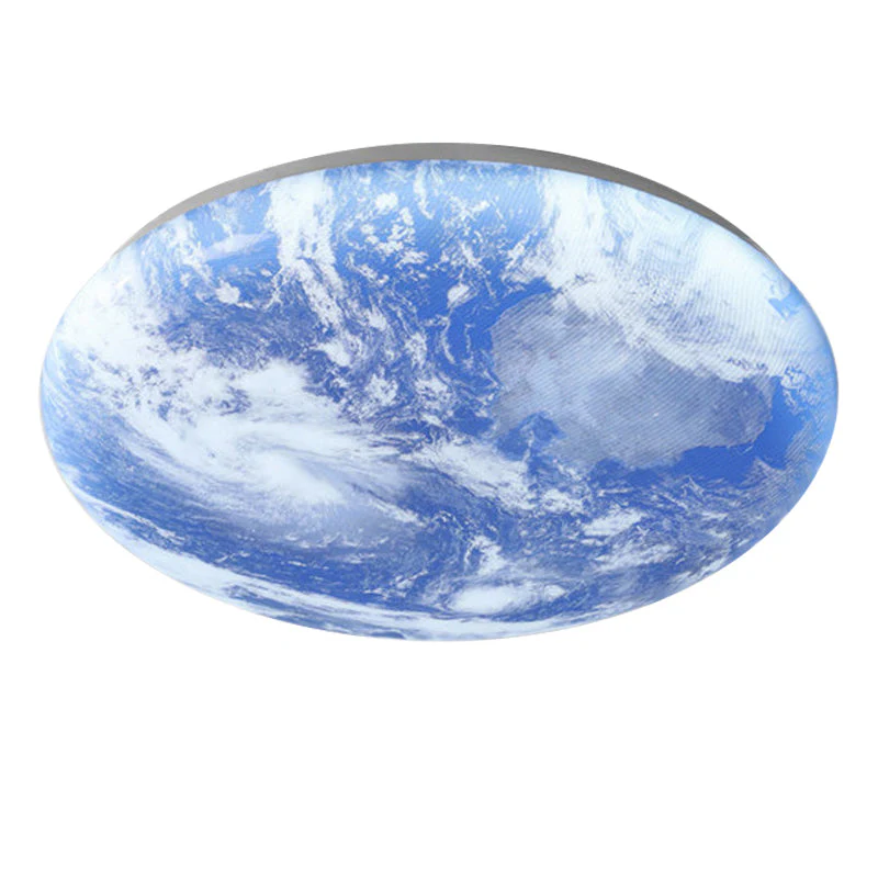 Creative Round Moon LED Ceiling Light - Image 25