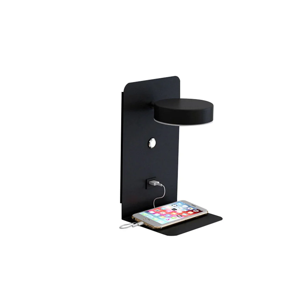 Creative Simple LED Phone Charger Wall Light - Image 14