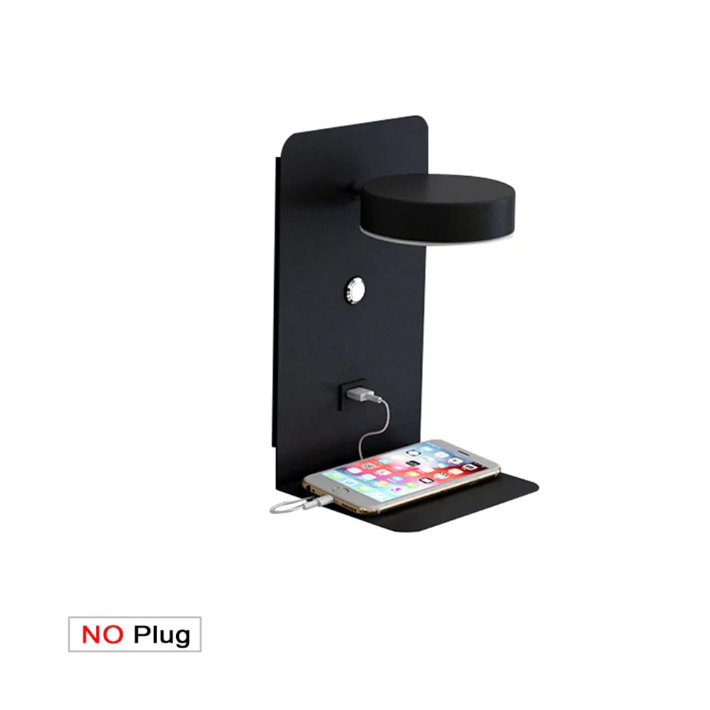 Creative Simple LED Phone Charger Wall Light - Image 15