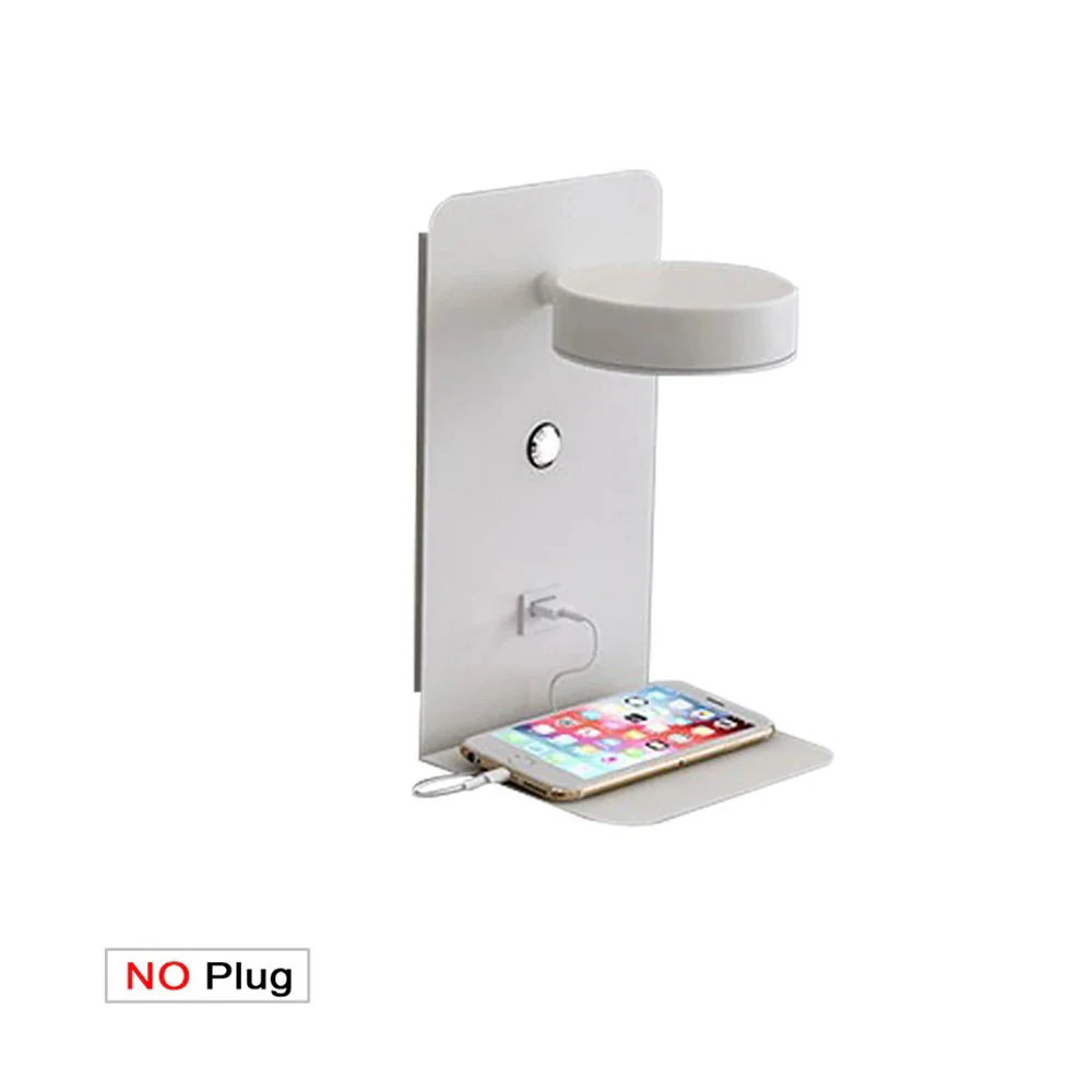 Creative Simple LED Phone Charger Wall Light - Image 3