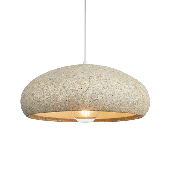 Creative Stone Beige Pendant Light For Dining Room - Image 10