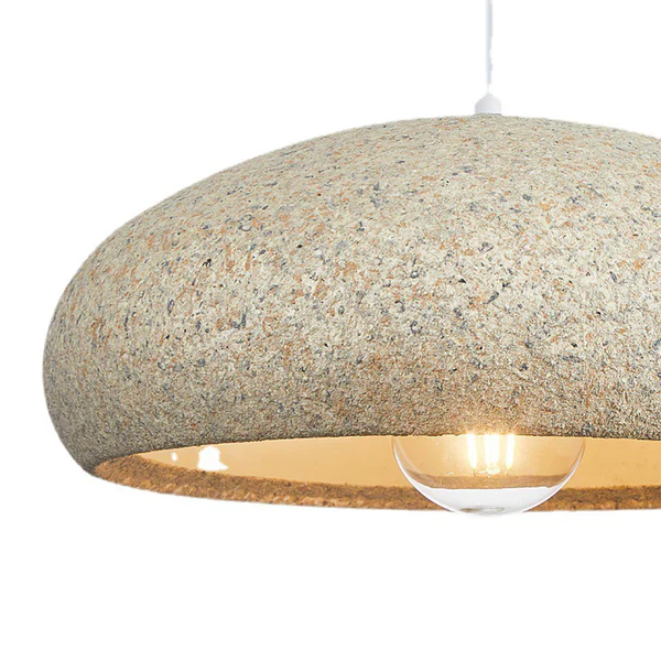 Creative Stone Beige Pendant Light For Dining Room - Image 11