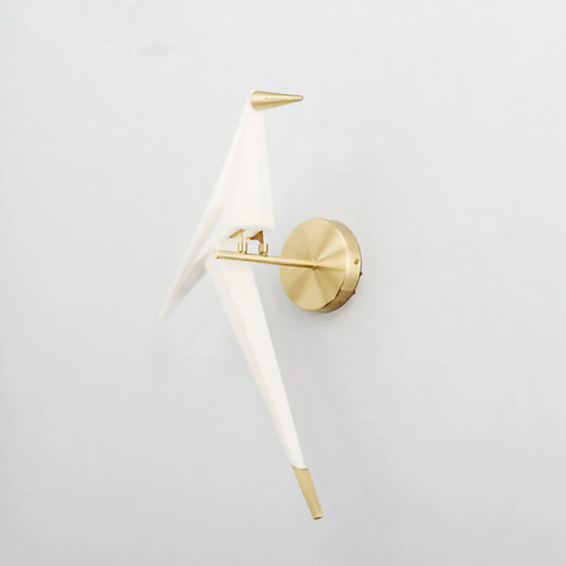 Creative Stylish Golden Bird Wall Light - Image 2