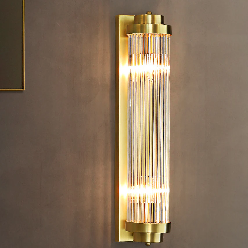 Crystal Pillar Metal Wall Lamp - Image 18