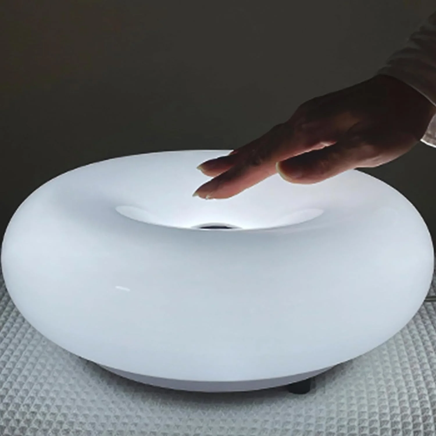 Cute Donut Lamp Orange Table Lamp - Image 11
