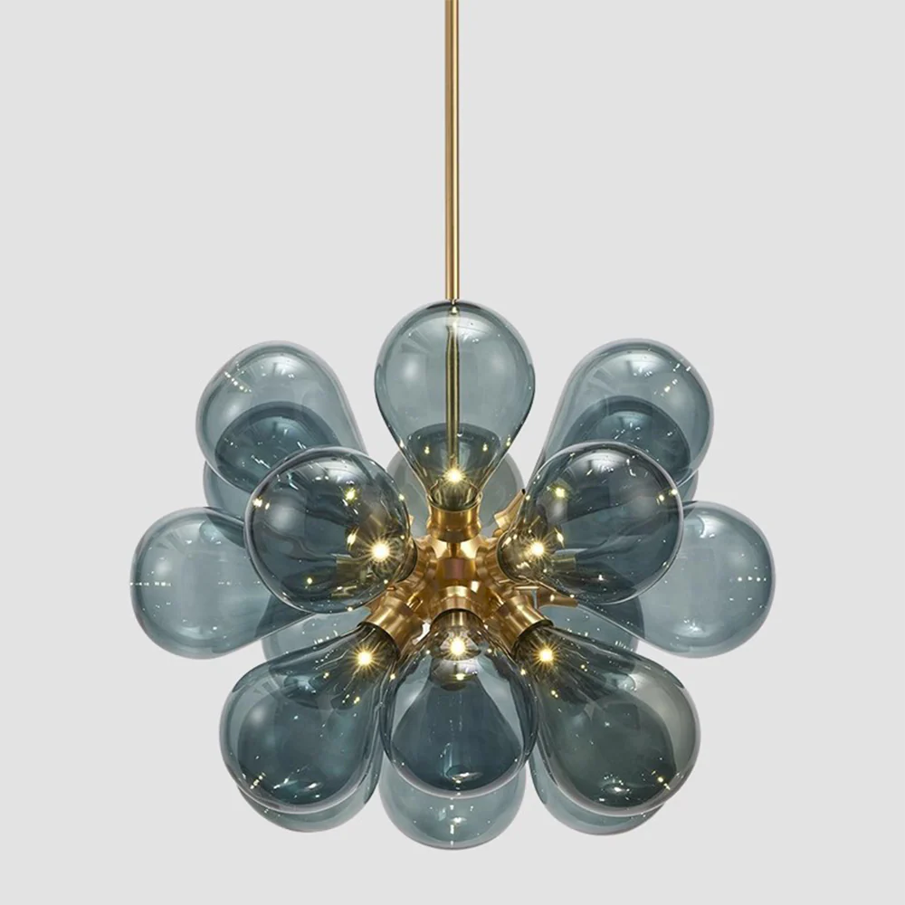 Design Bubble Glass Globe Sputnik Chandelier for Dining Room