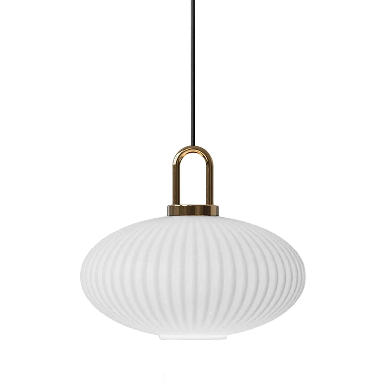 Design Pumpkin Shape Glass Pendant Light - Image 12