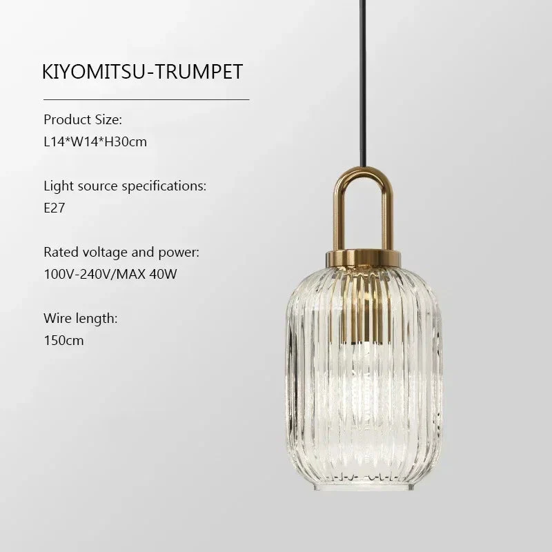 Design Pumpkin Shape Glass Pendant Light - Image 13