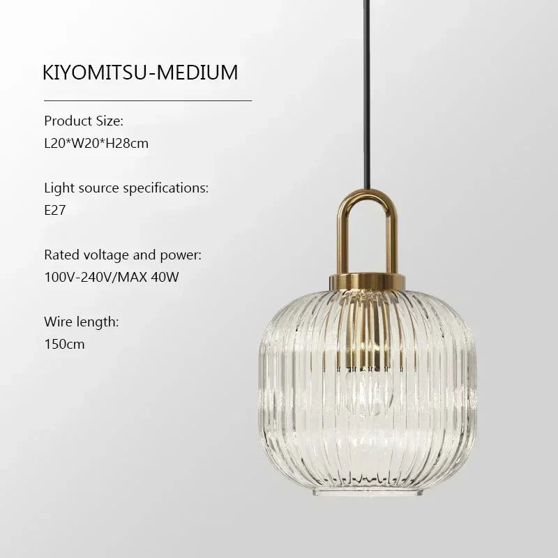 Design Pumpkin Shape Glass Pendant Light - Image 14