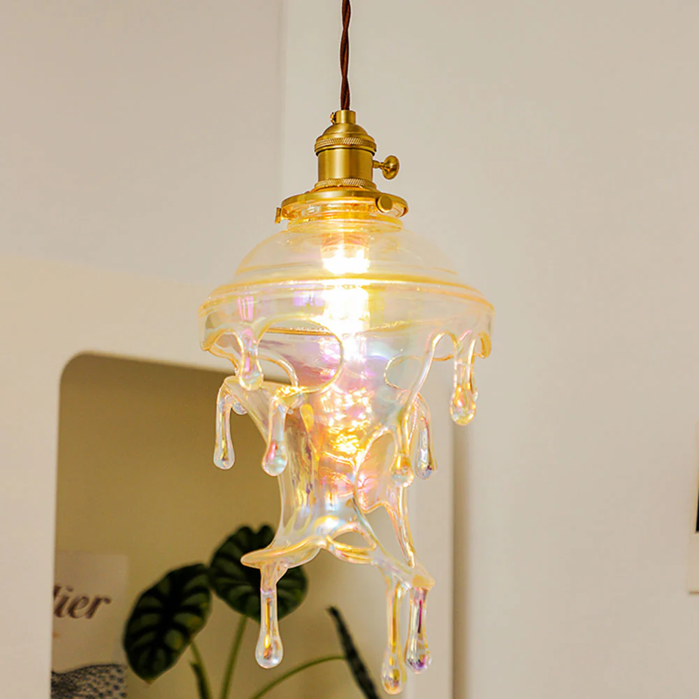 Designer Water Drop Melting Decor Pendant Light