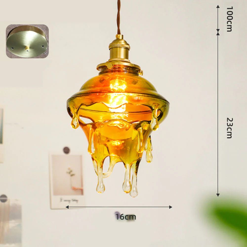 Designer Water Drop Melting Decor Pendant Light - Image 10