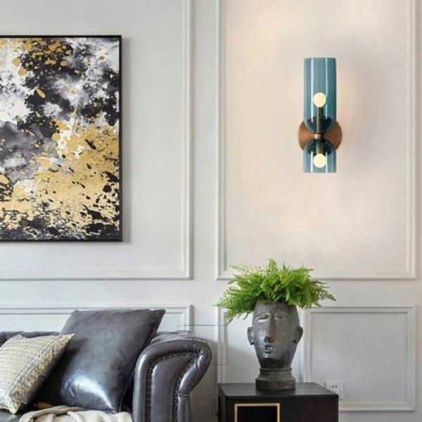 Double Head Glass Wall Lamp LED Sconce for Bedroom - Image 9