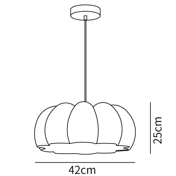 Eco-friendly Resin Pumpkin Pendant Light - Image 8