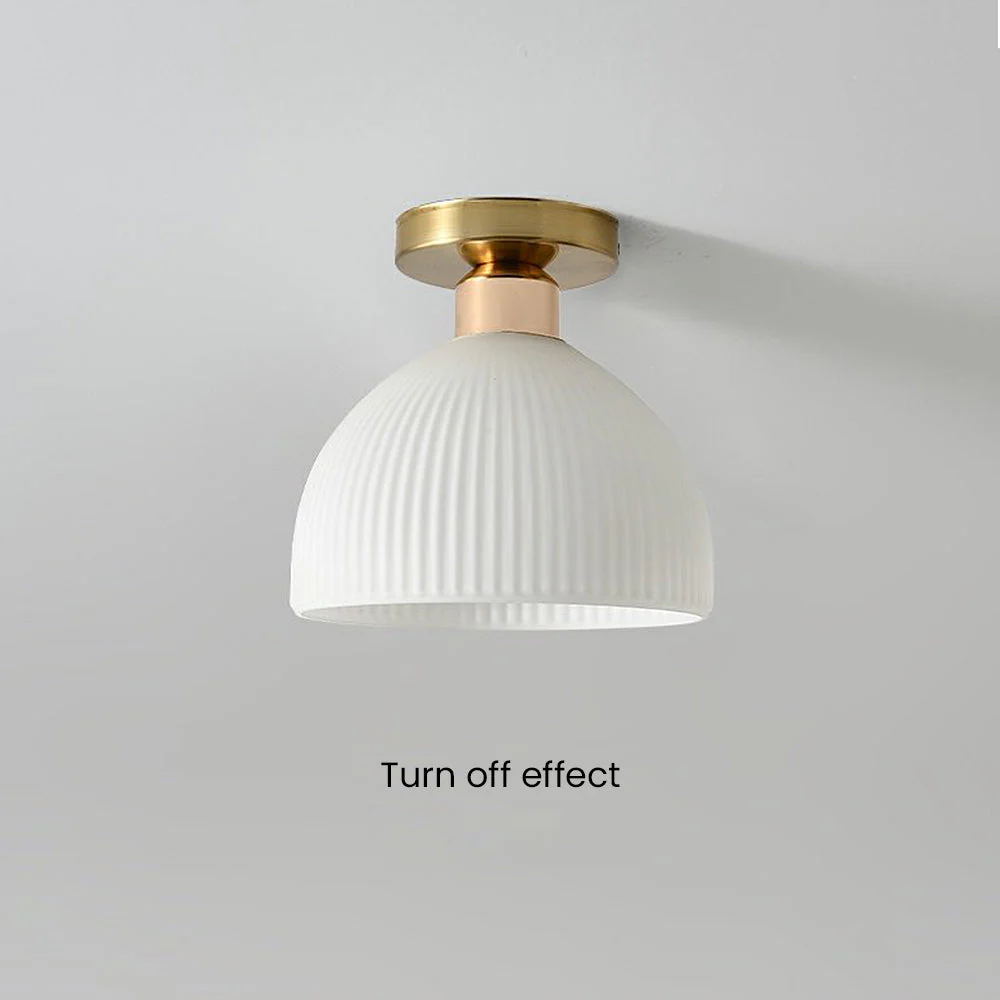 Elegant White Mini Hallway Ceiling Light - Image 12