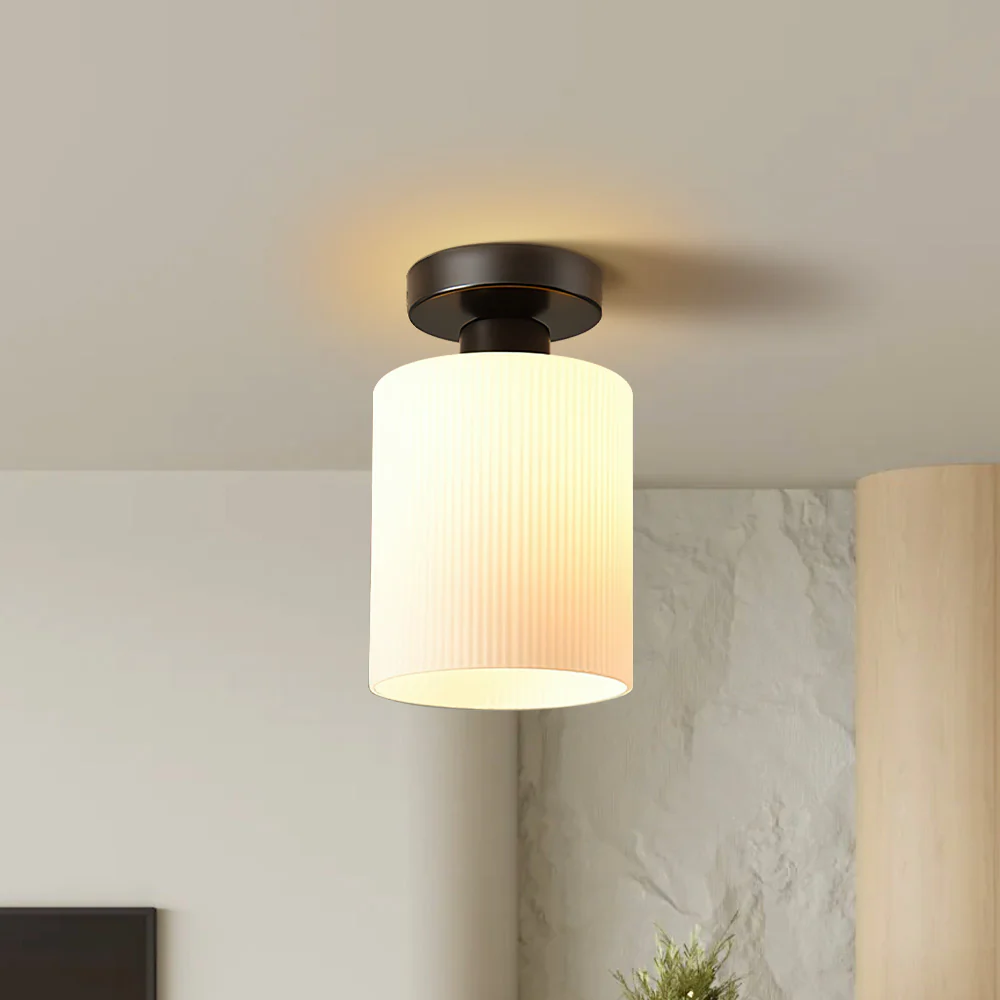 Elegant White Mini Hallway Ceiling Light - Image 15