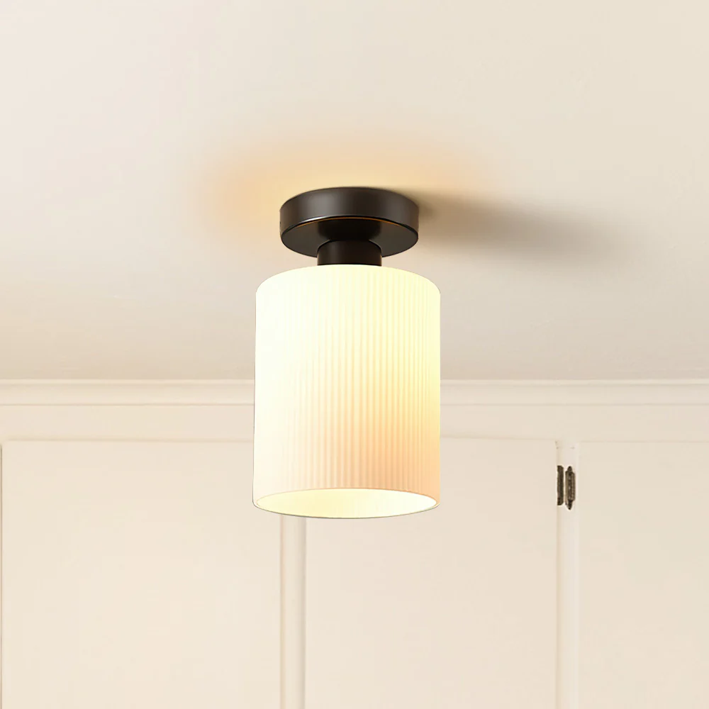 Elegant White Mini Hallway Ceiling Light - Image 16
