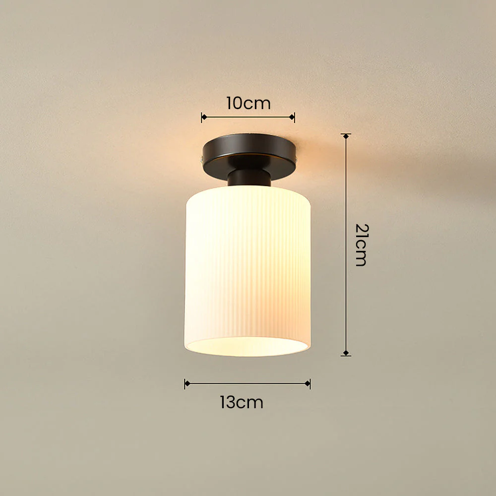 Elegant White Mini Hallway Ceiling Light - Image 17