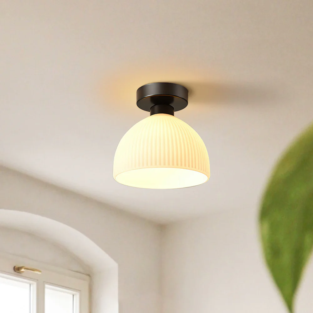 Elegant White Mini Hallway Ceiling Light - Image 20