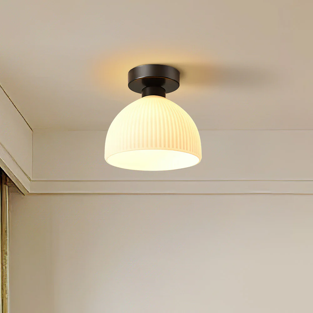 Elegant White Mini Hallway Ceiling Light - Image 23