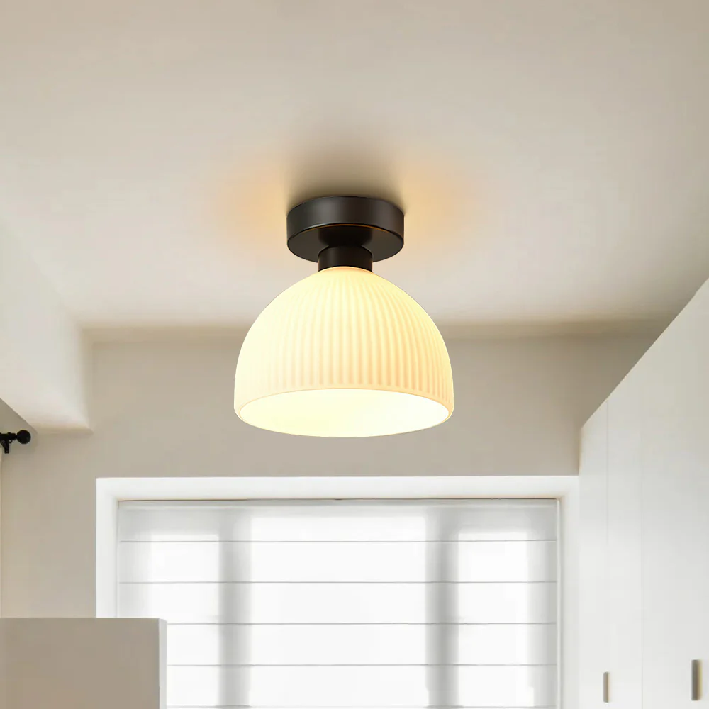 Elegant White Mini Hallway Ceiling Light - Image 24
